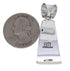 Sterling Silver Mother Of Pearl And Black Jade Jewelry Pendant PX29449